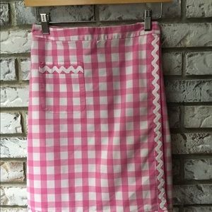 Lilly Pulitzer Gingham Skort